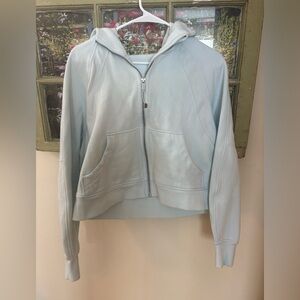 Light Blue Lululemon Scuba Hoodie M/L